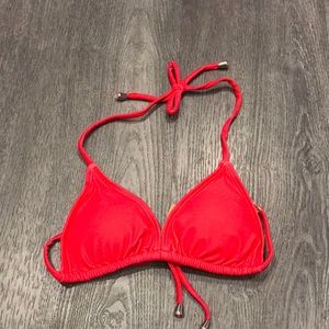 NWT. Niyama Sol Red Triangle Bikini Top